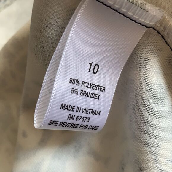 DBβEstablishedΒ 1962 Navy Blue, White & Gold Dress a size 10 - Picture 4 of 7